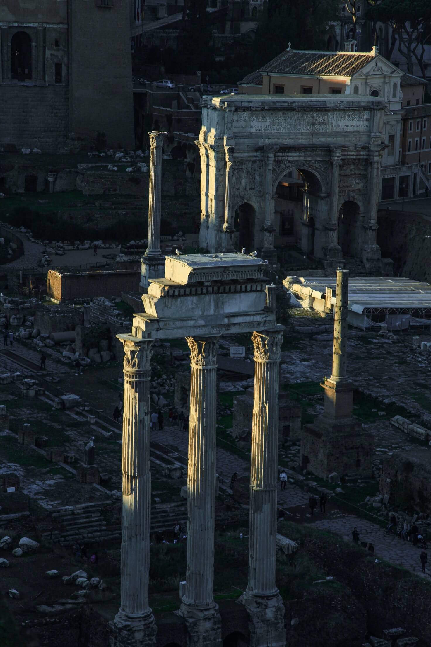 pillars of rome